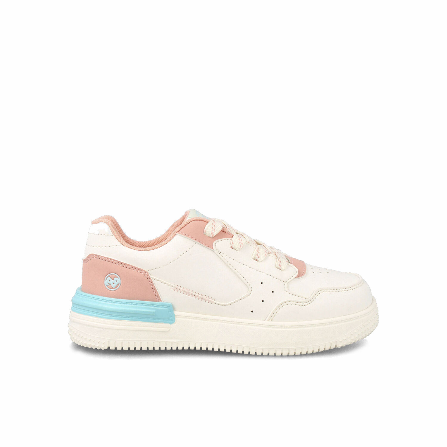 Zapatilla Ni&ntilde;a Bubblegummers Aticuss Blanco - Rosa Claro image number 0.0